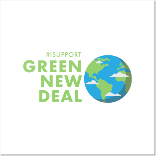 GREEN NEW DEAL Posters and Art